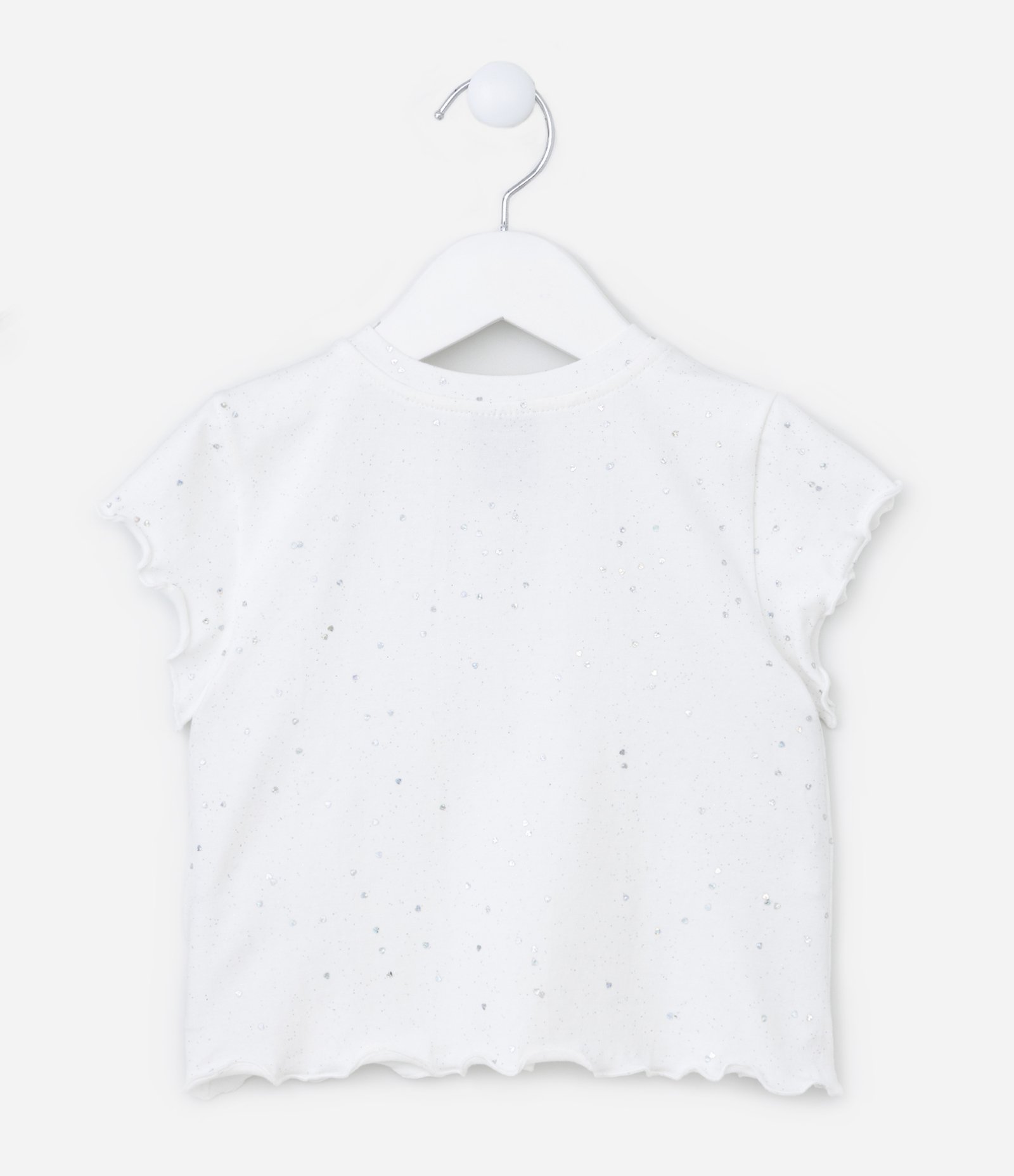 Blusa Infantil em Cotton com Brilhinhos - Tam 1 a 5 Anos 2