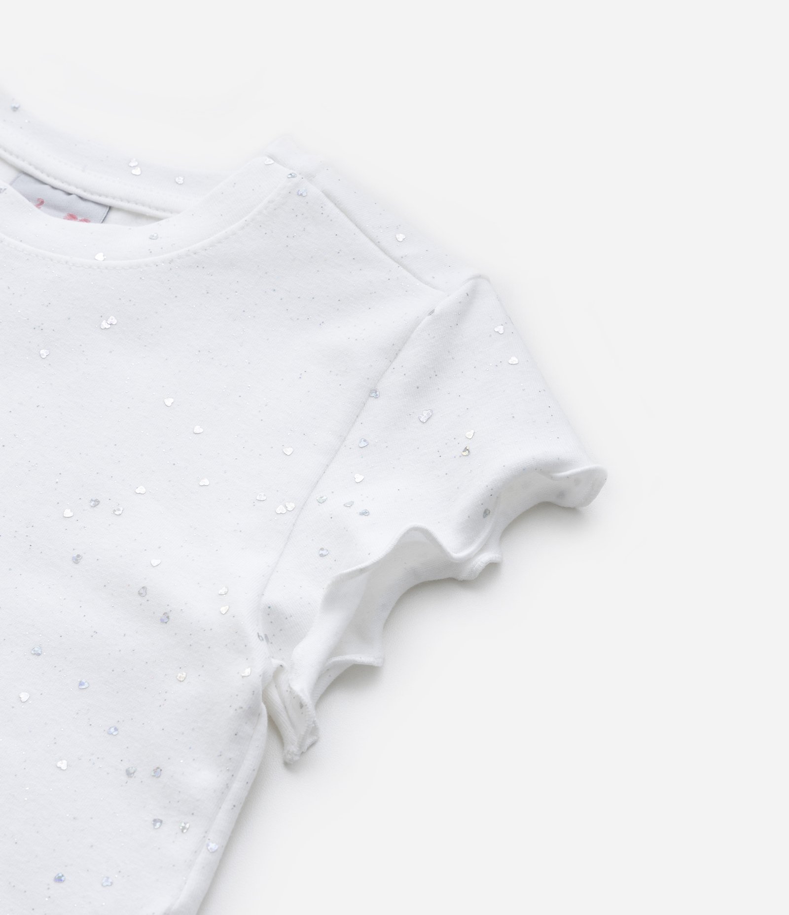 Blusa Infantil em Cotton com Brilhinhos - Tam 1 a 5 Anos 5