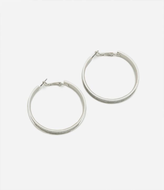 Brinco Argola com Revestimento em Strass