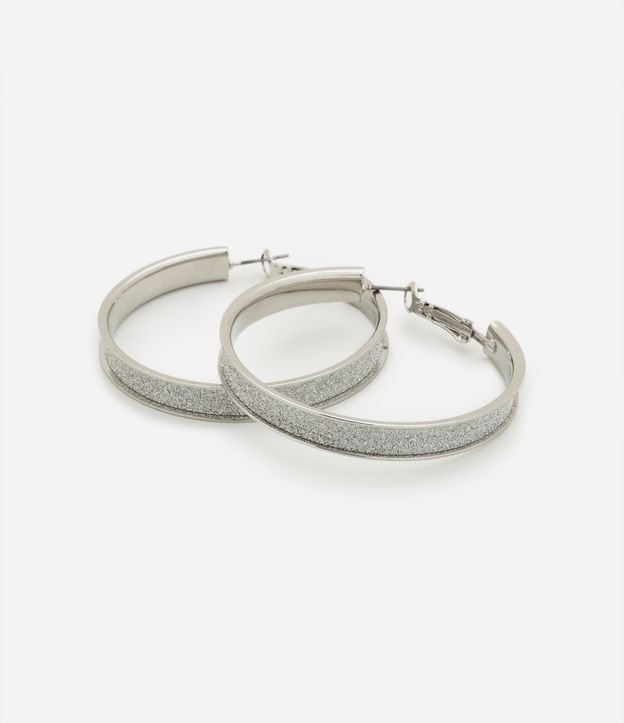 Brinco Argola com Revestimento em Strass