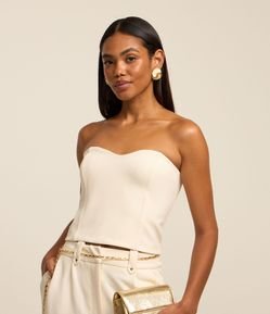 Blusa Tomara Que Caia com Zíper de Coração