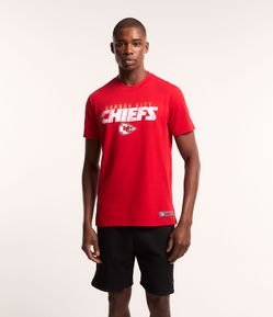 Camiseta Comfort em Algodão Estampa NFL Chiefs