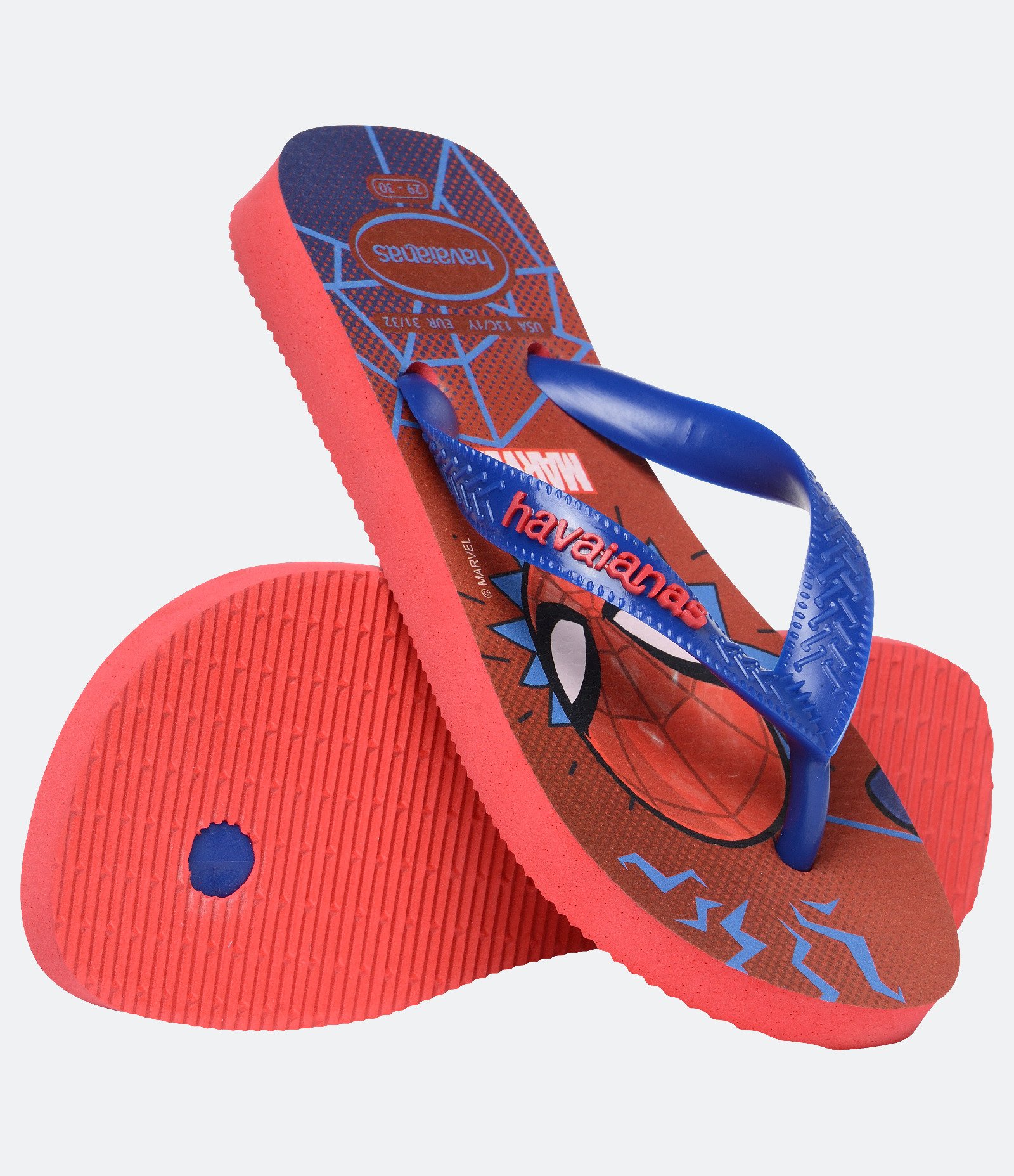 Chinelo Infantil Top com Estampa da Marvel II Havaianas - Tam 23 ao 36 Vermelho 5