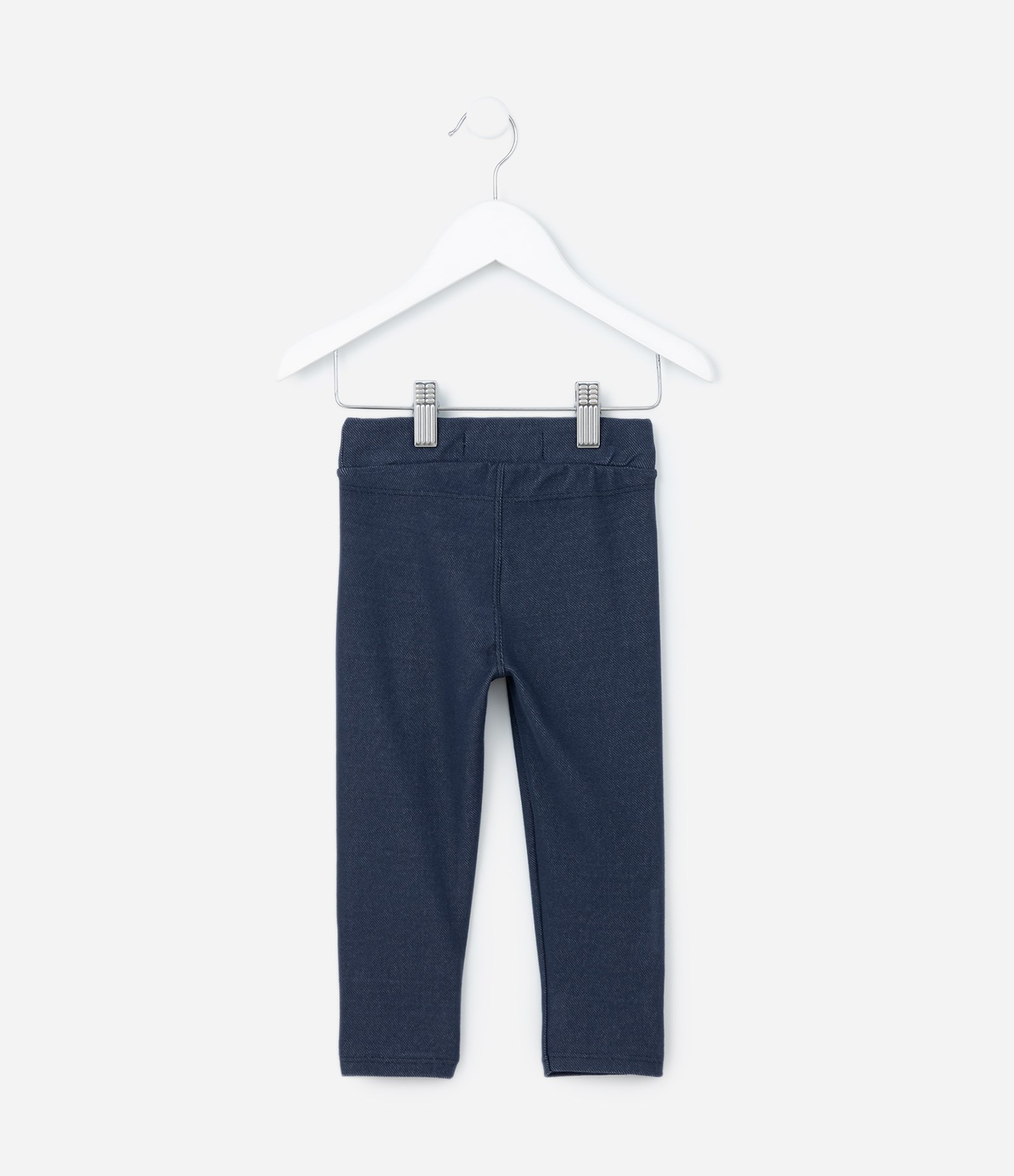 Calça Jegging Infantil com Babadinhos no Bolso - Tam 1 a 5 Anos Azul 2