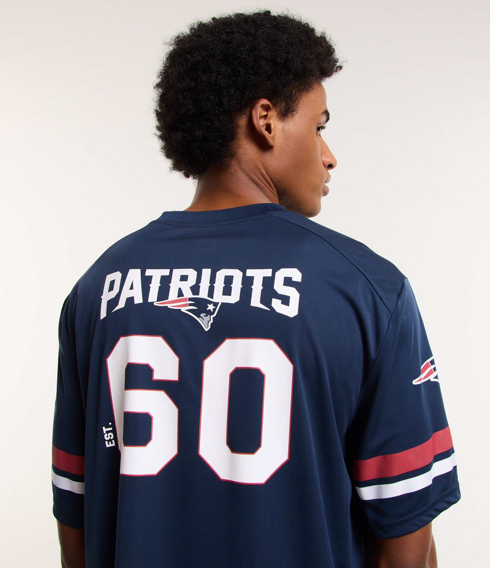 Camiseta Sportcore Futebol Americano NFL Patriots Azul Marinho 5