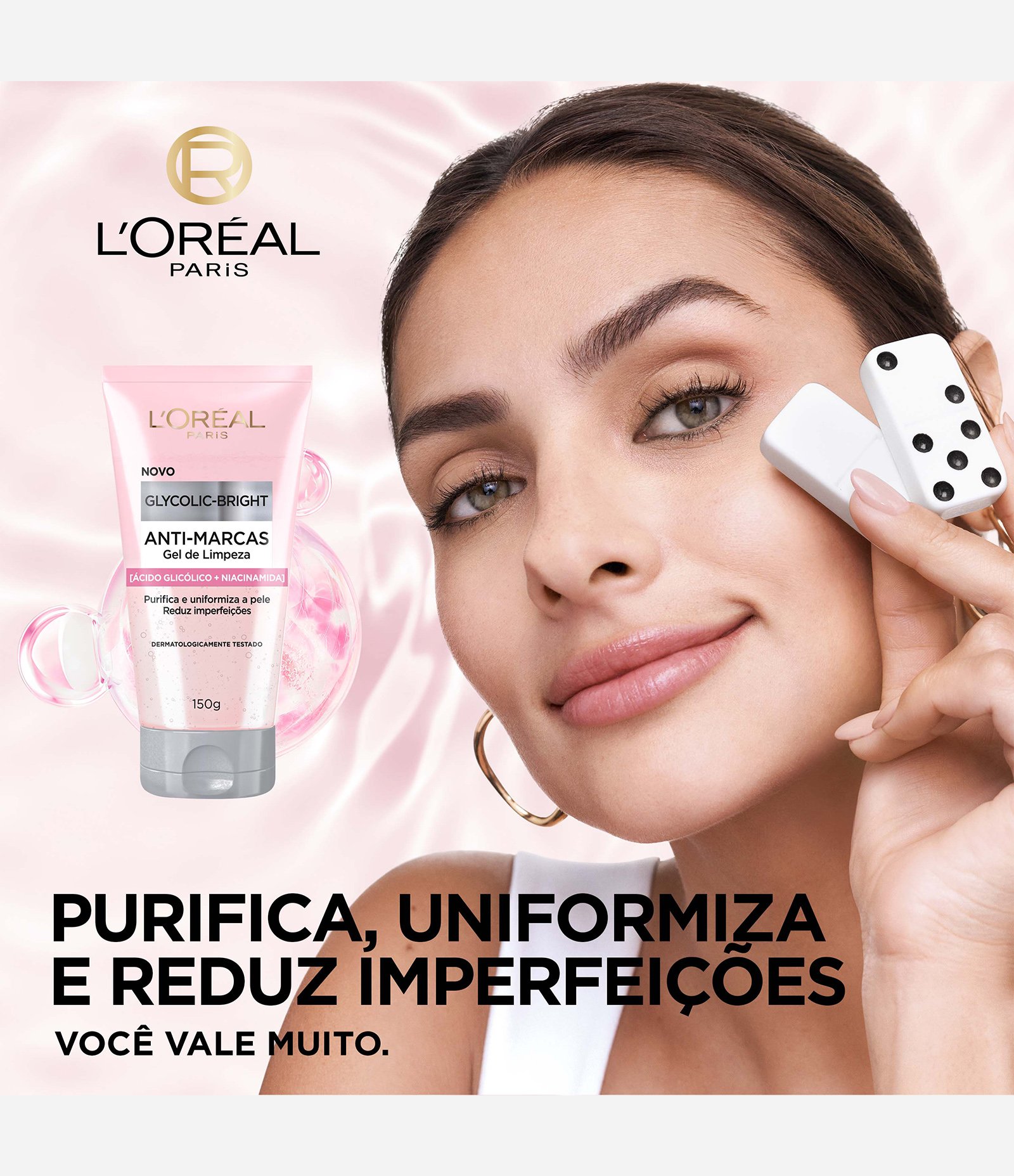 Gel de Limpeza Facial Glycolic Bright L'Oréal Paris  150g 2