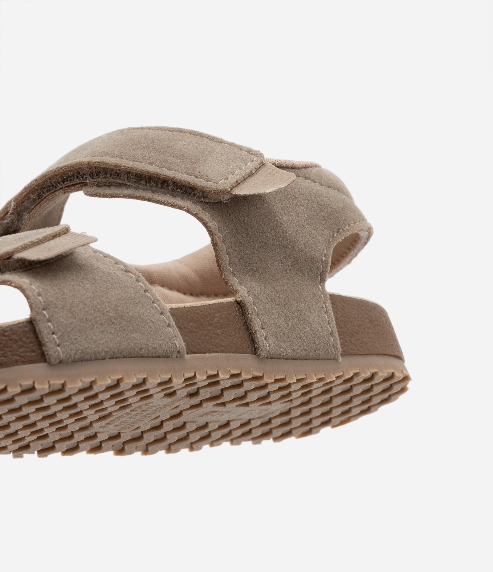 Sandália Comfy Infantil em PU com Velcro - Tam 20 ao 27 Marrom 3