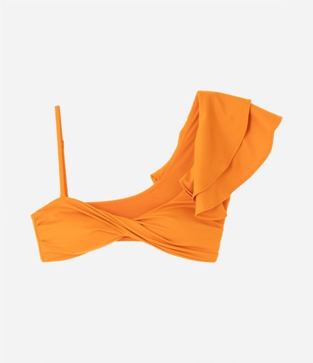 Biquíni Feminino Um Ombro Só - Top Bandeau Com Nervuras E Acolchoado - Conjunto Sexy Verão