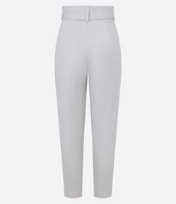 Calça Cenoura em Piquet com Faixa para Amarração