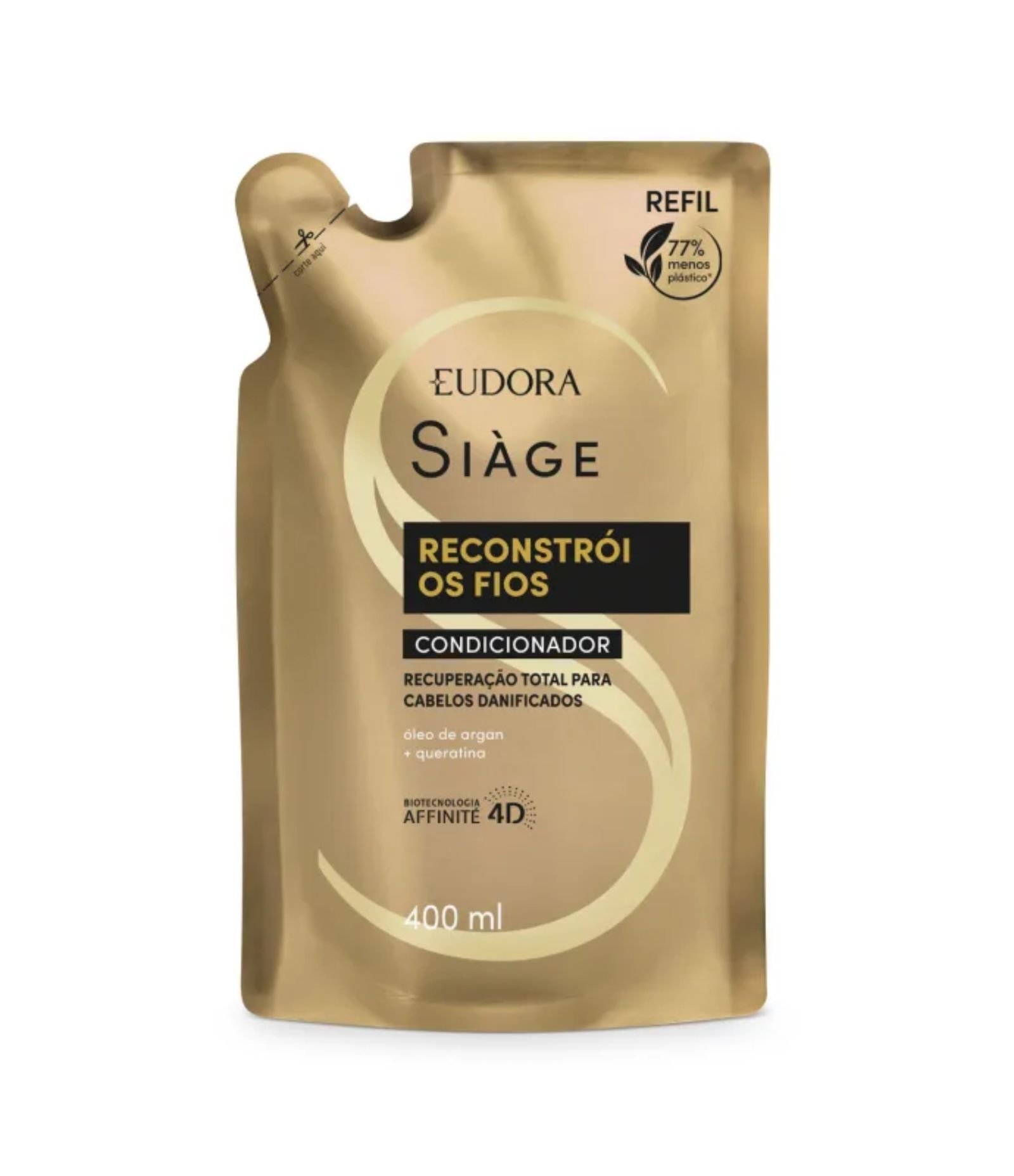 Condicionador Reconstroi os Fios V2 Refil Siàge 400ml 1