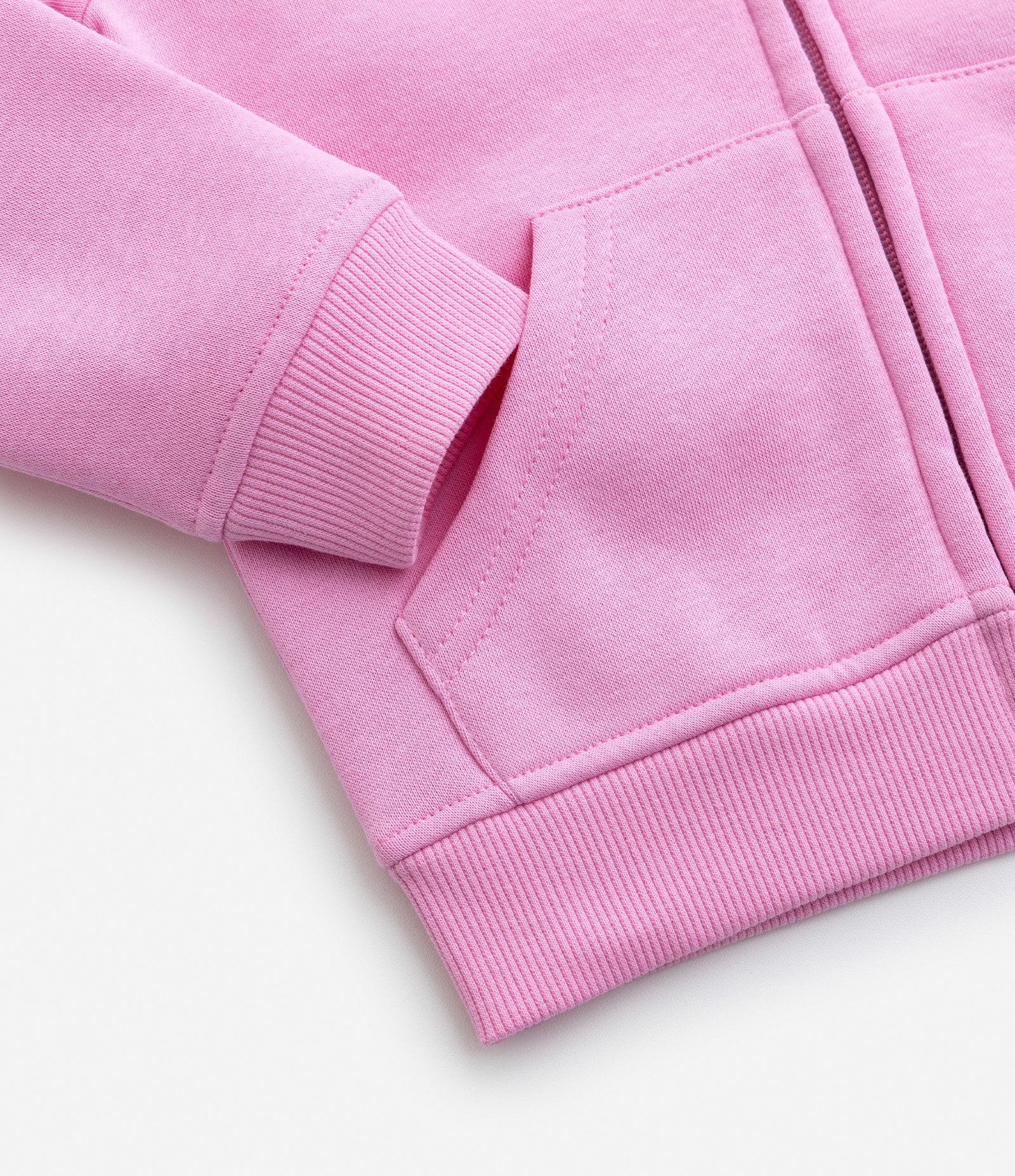 Jaqueta Infantil em Moletom Quentinho com Capuz - Tam 1 a 5 Anos Rosa 5