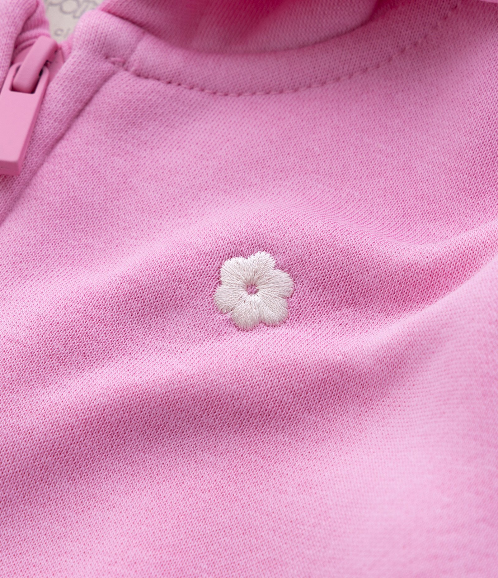 Jaqueta Infantil em Moletom Quentinho com Capuz - Tam 1 a 5 Anos Rosa 6