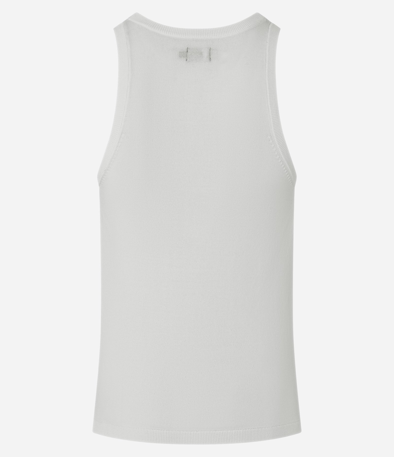 Regata Slim em Tricô com Textura Branco 7