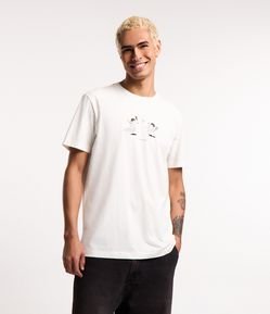 Camiseta Comfort em Algodão Estampa Anjinhos