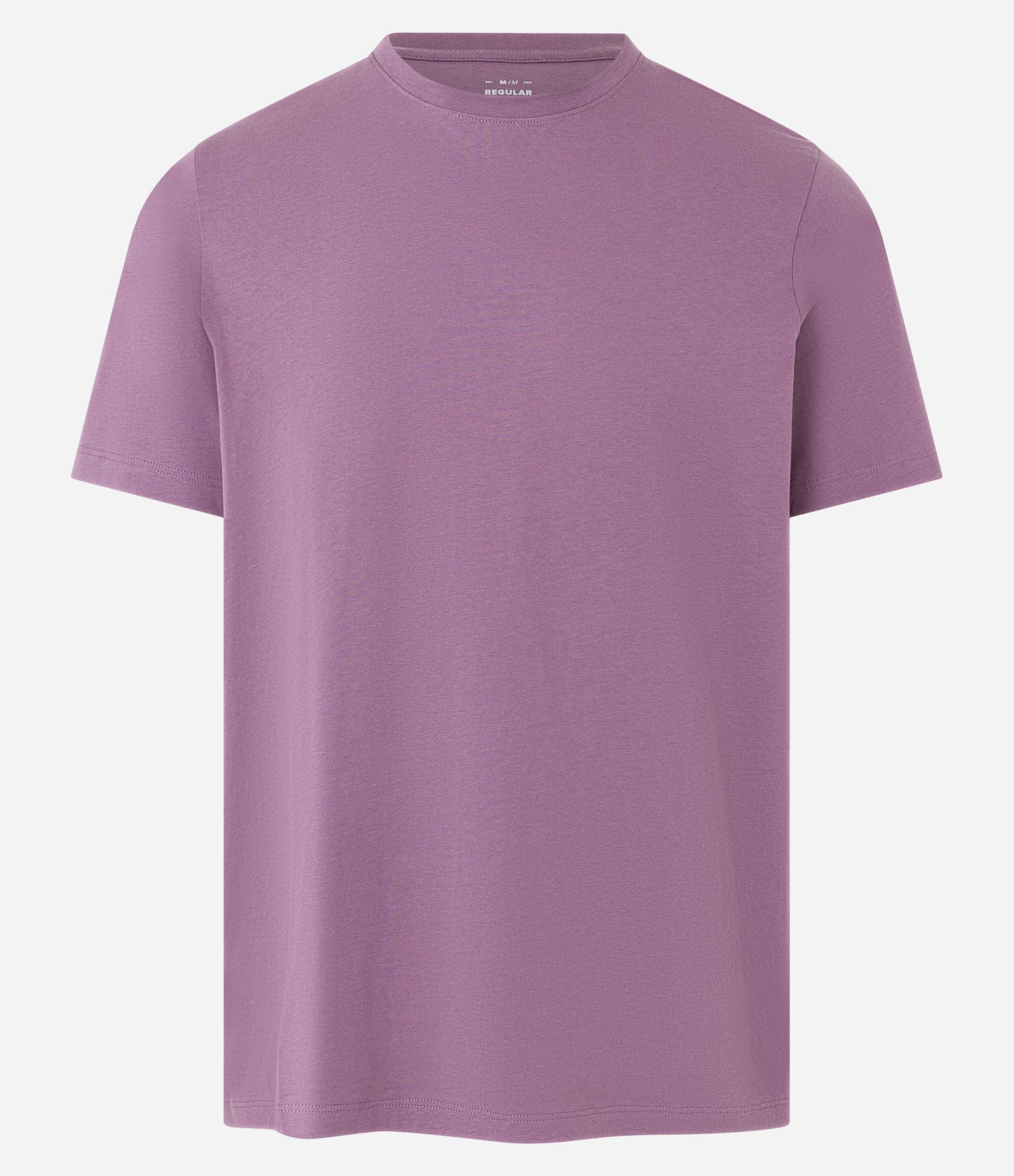 Camiseta Esportiva em Algodão Peruano e Manga Curta Lilás 5