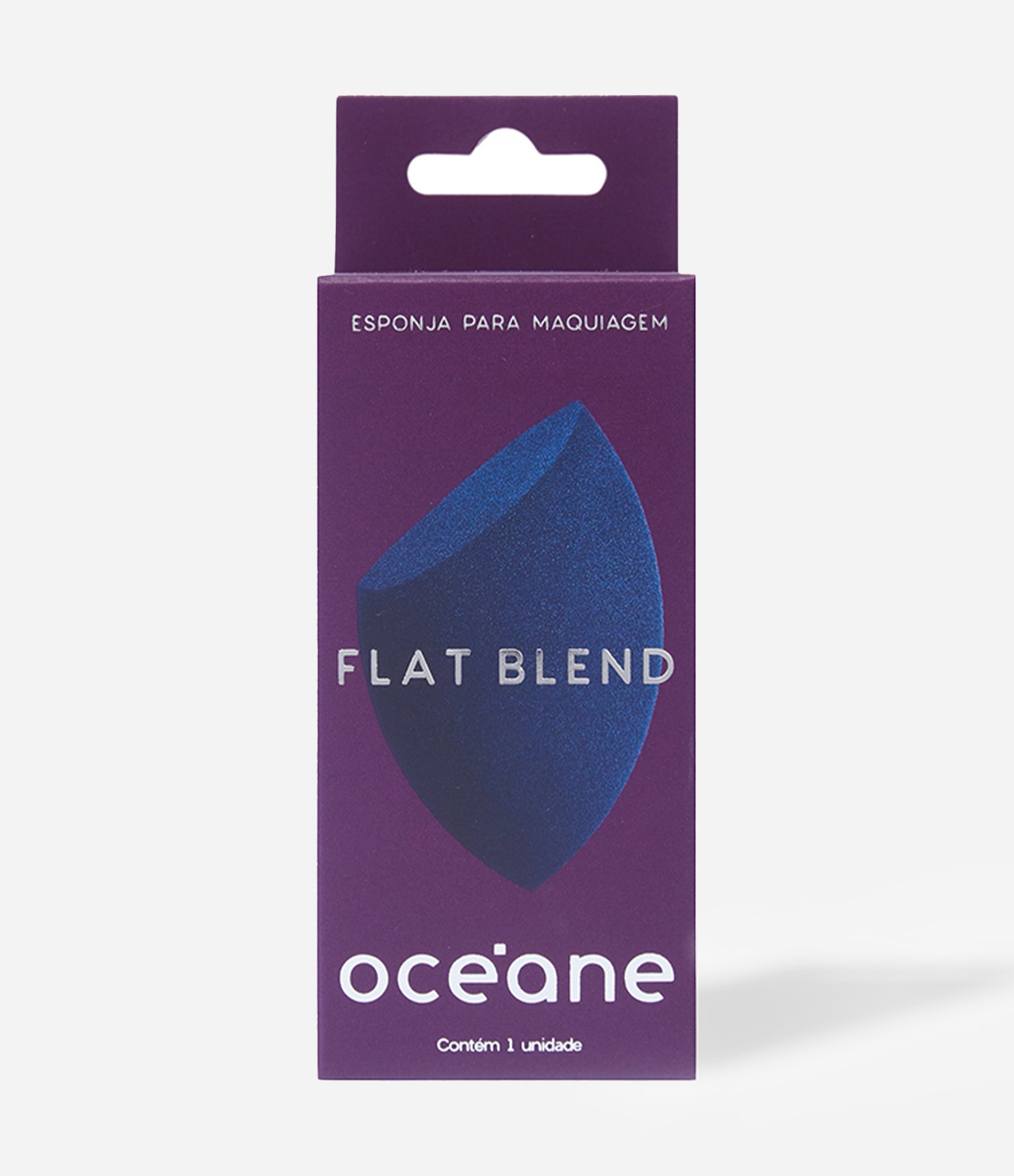 Esponja de Maquiagem Oceane Flat Blend Azul U 2