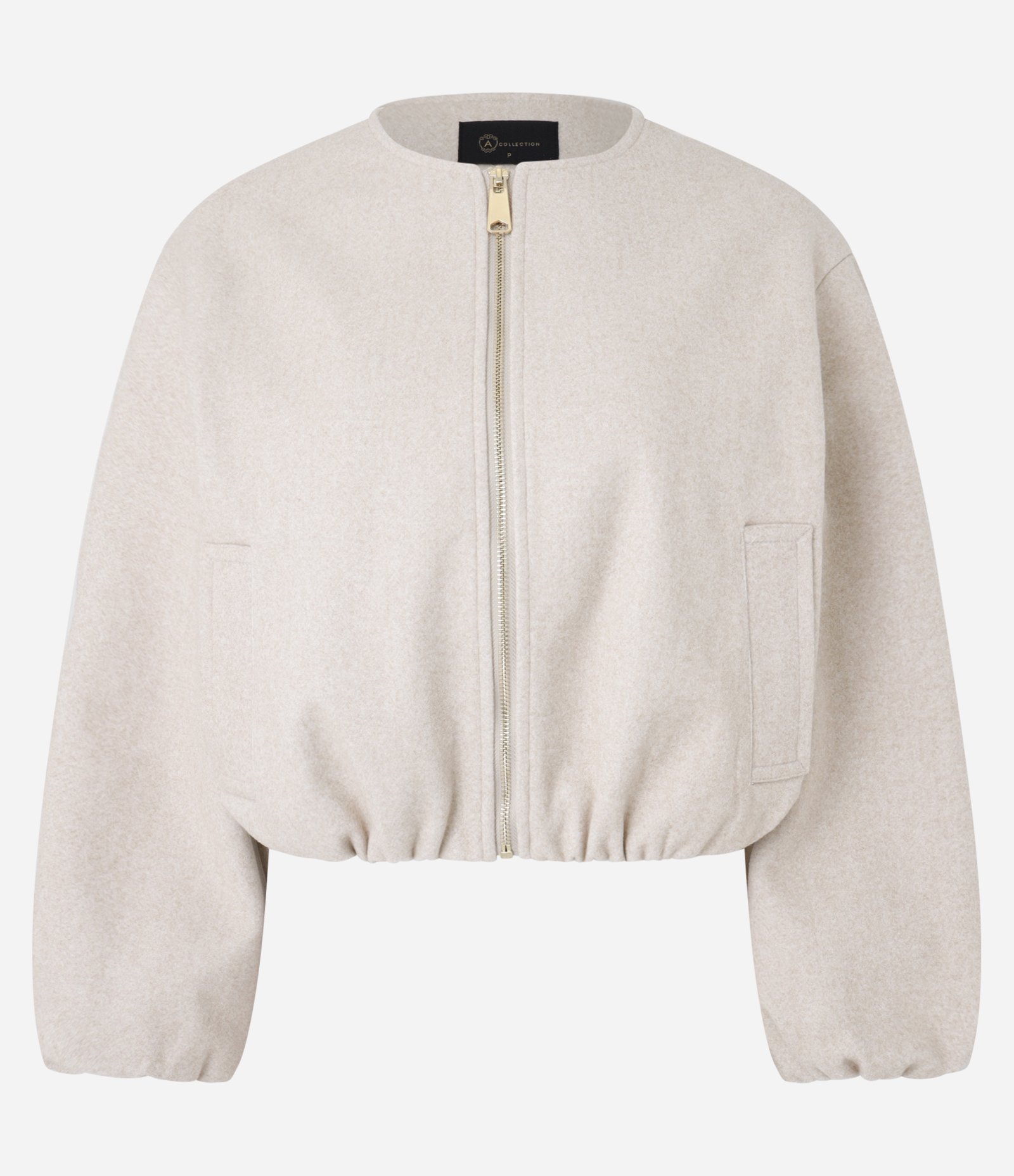 Jaqueta Bomber Balonê em Polyvelour com Bolsos e Zíper Off White 6