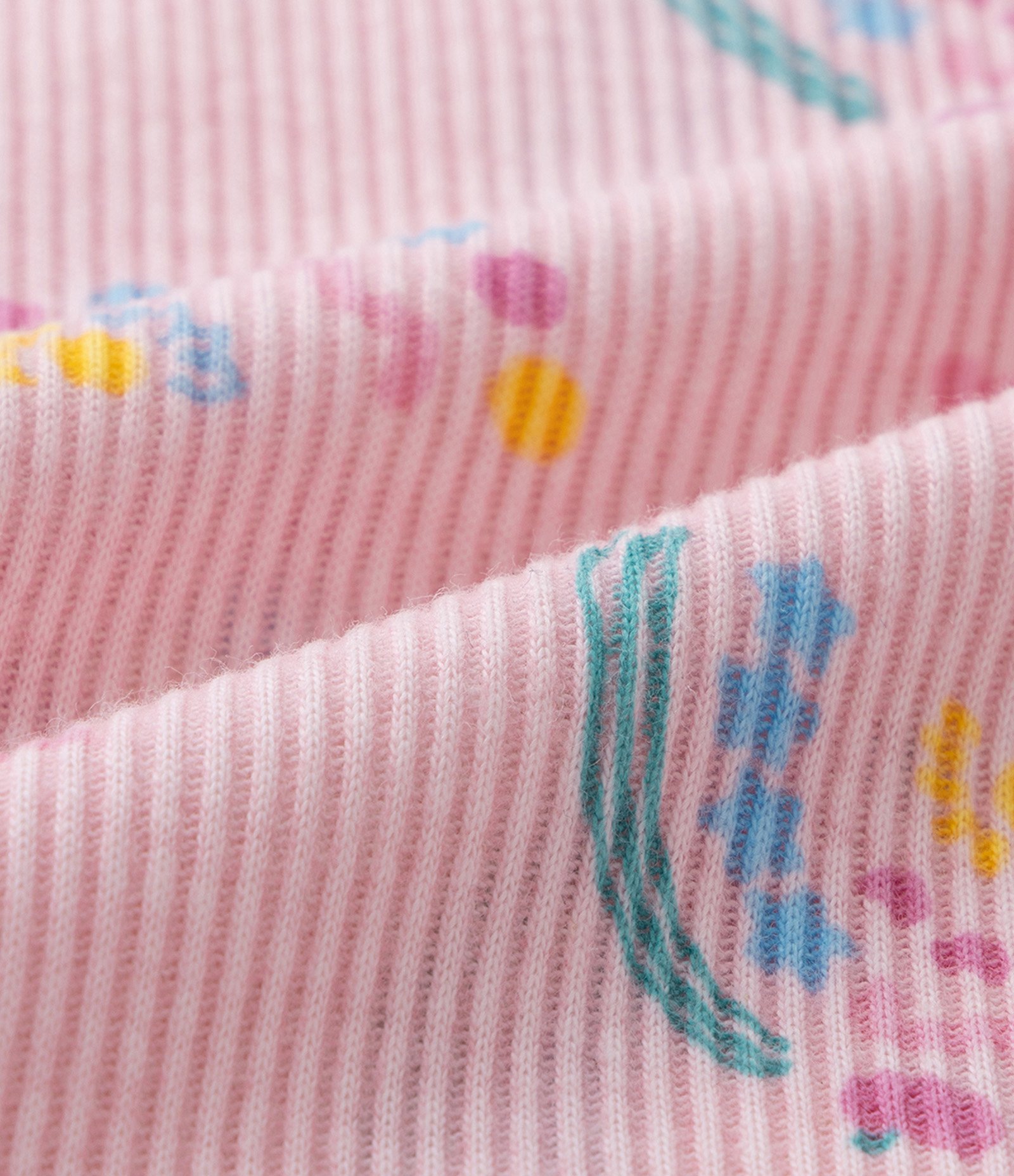 Regata Infantil em Ribana com Babado Broderie - Tam 1 a 5 Anos Rosa 3