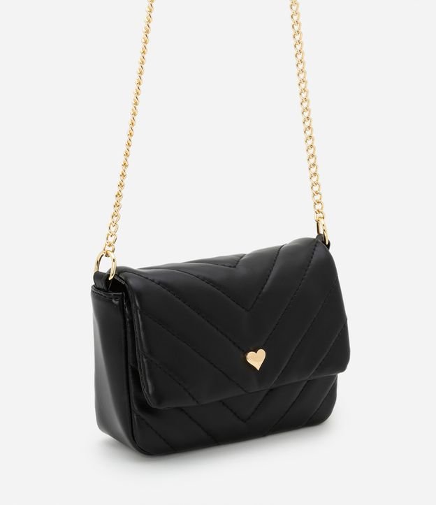 Bolsa Transversal Infantil em PU com Textura Matelasse - Tam U