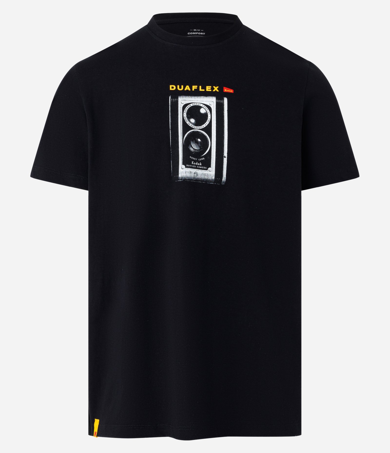 Camiseta Comfort em Algodão com Estampa Kodak Duaflex Preto 6