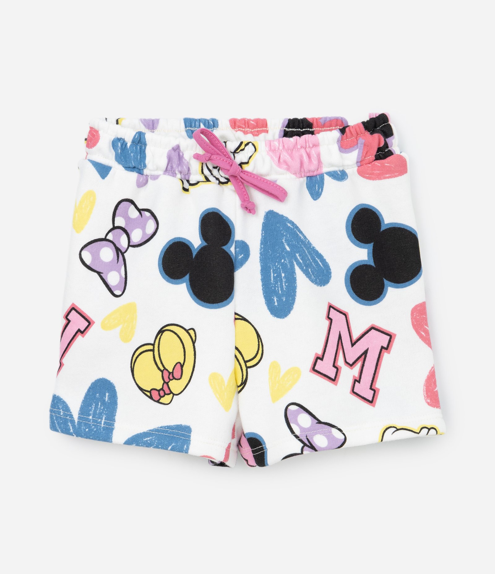 Conjunto Infantil em Moletom com Estampa Minnie - Tam 1 a 6 Anos Multicores 7