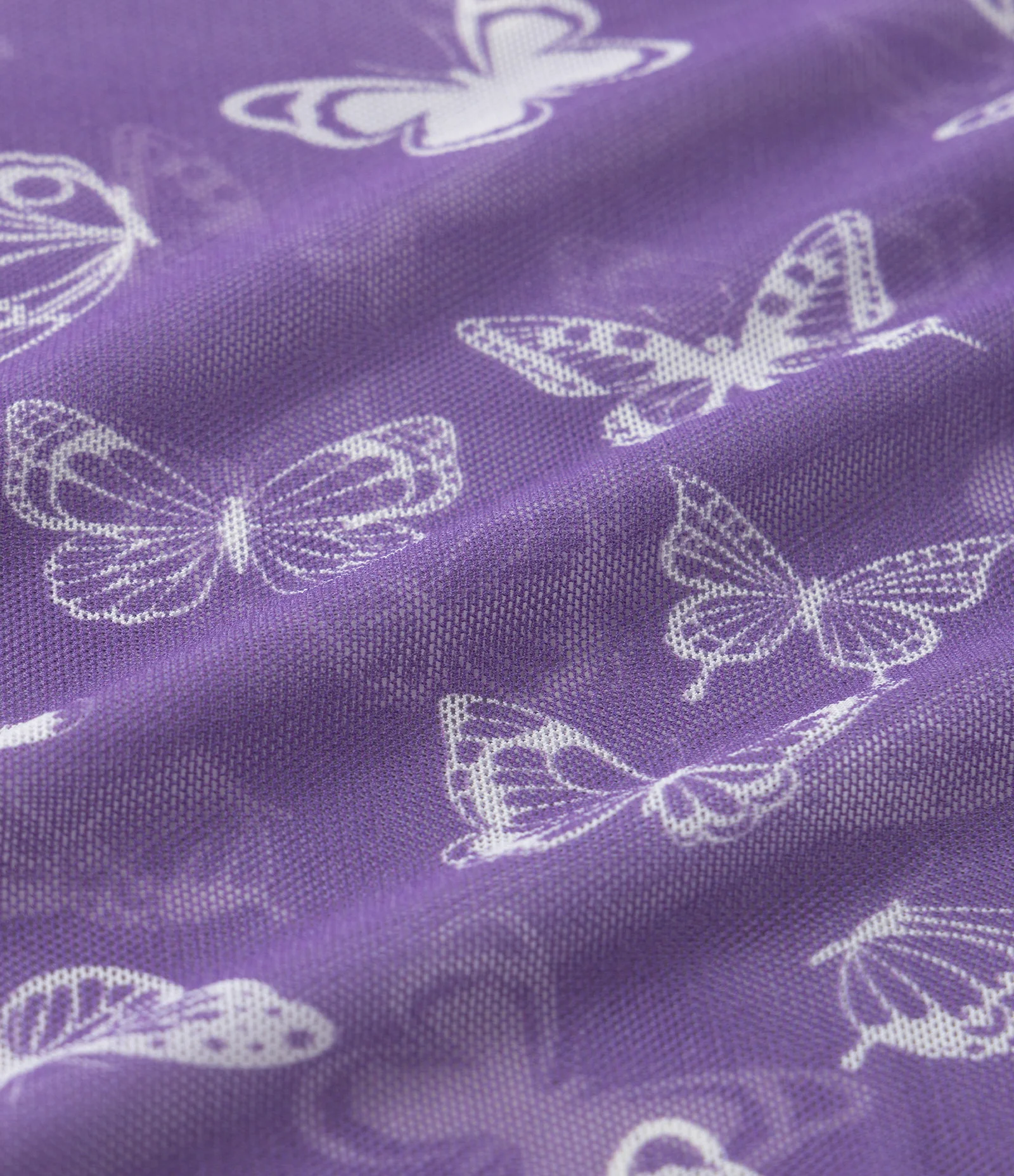 Camiseta Infantil com Estampa de Borboletas e Top - Tam 5 a 14 Anos Roxo 2