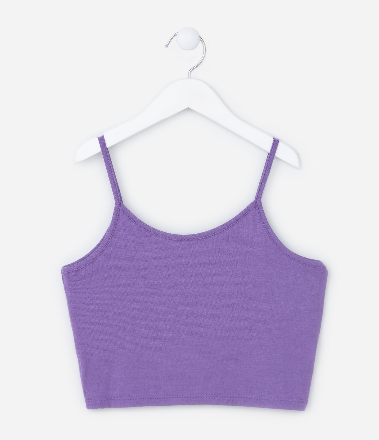 Camiseta Infantil com Estampa de Borboletas e Top - Tam 5 a 14 Anos Roxo 5
