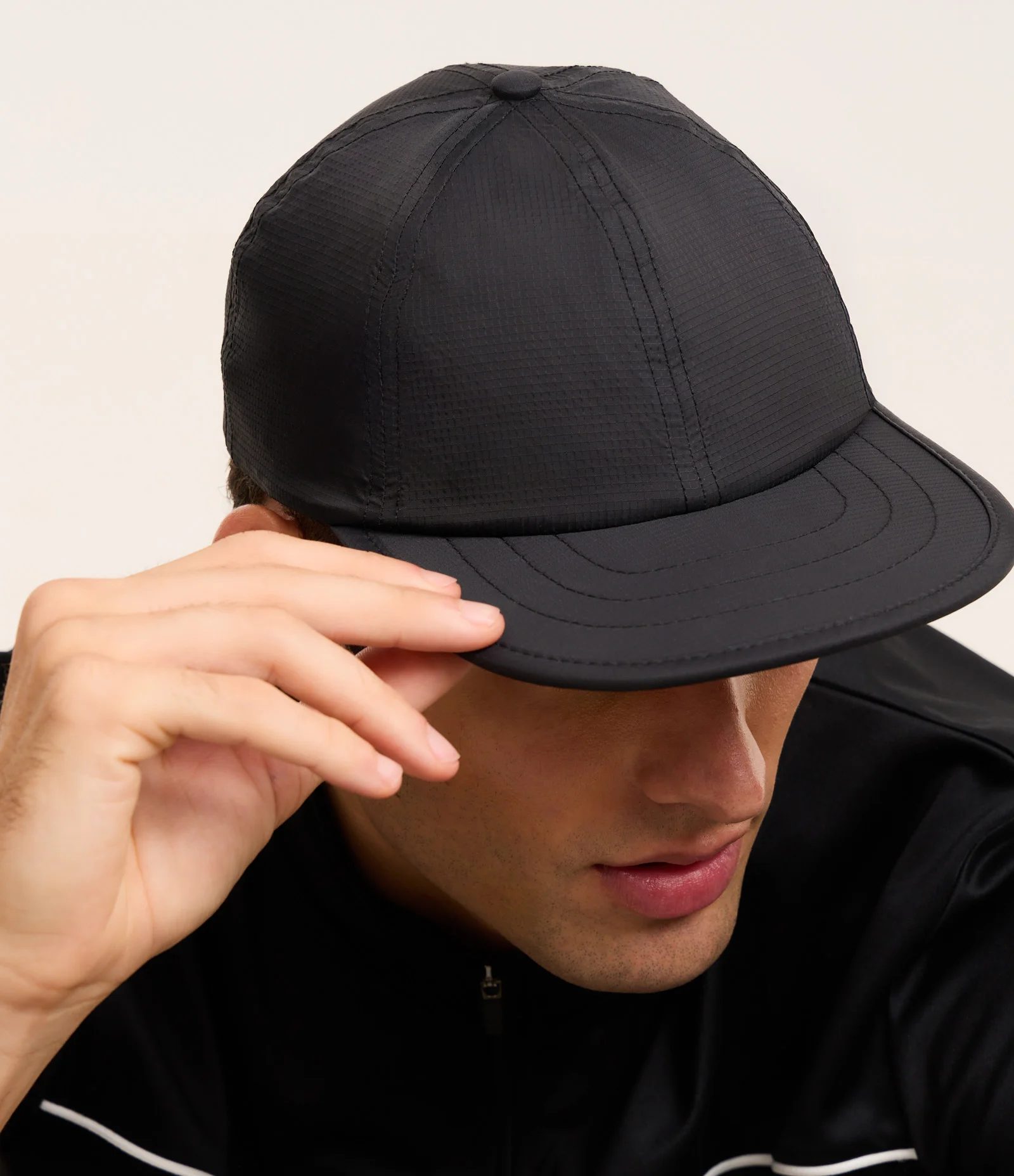 Boné com Proteção UV e Repelente à Água Preto 6