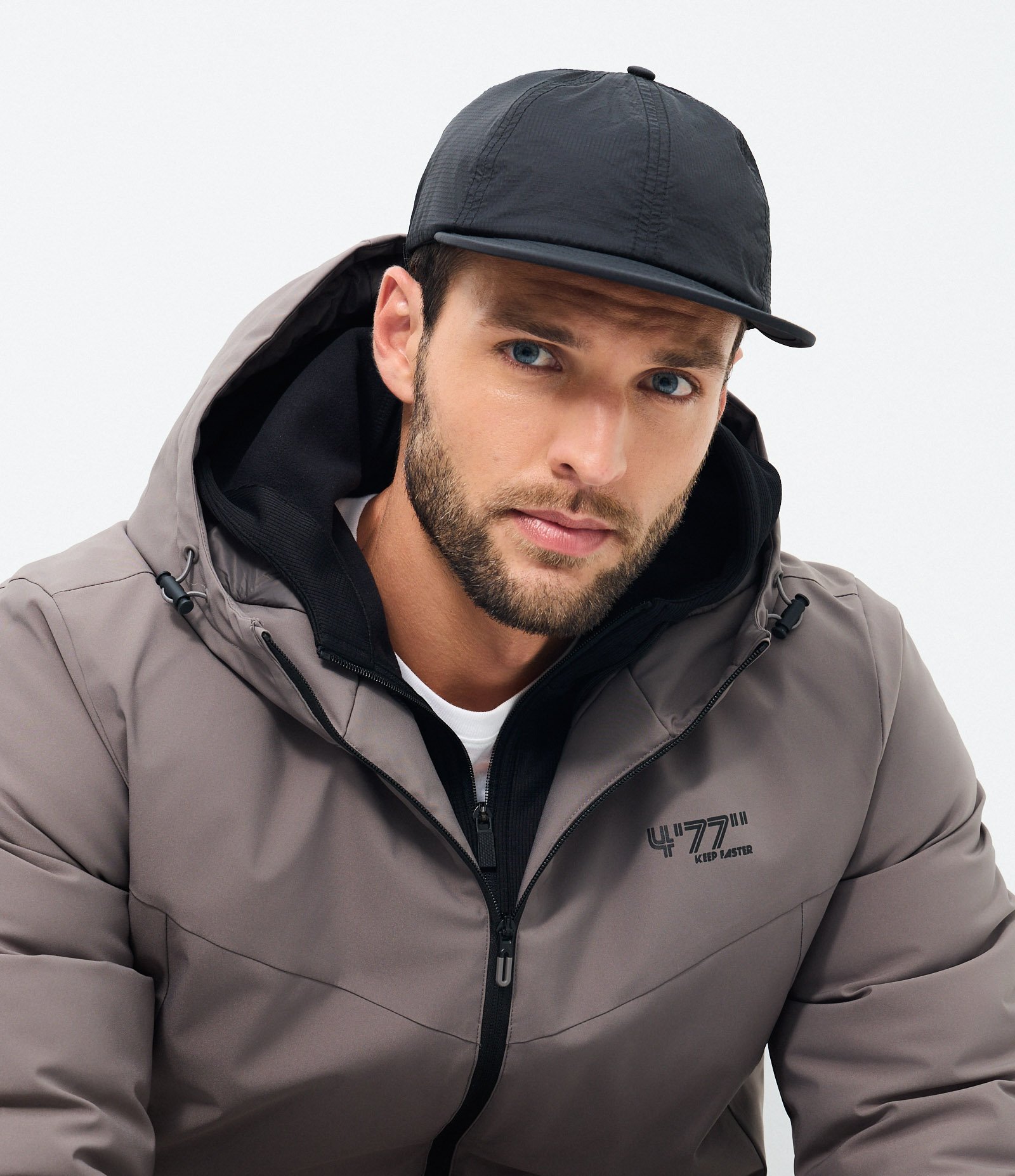 Boné com Proteção UV e Repelente à Água Preto 1