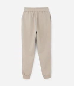 Calça Jogger em Moletom com Forro Fleece