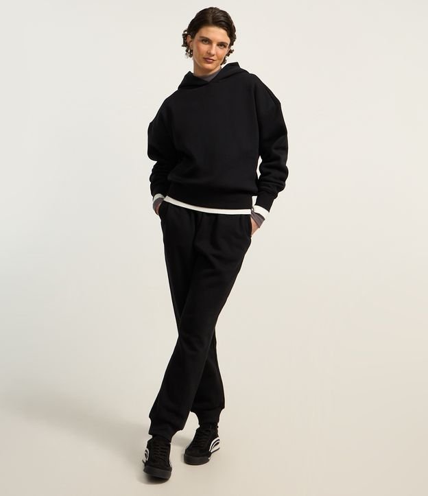 Calça Jogger em Moletom com Forro Fleece