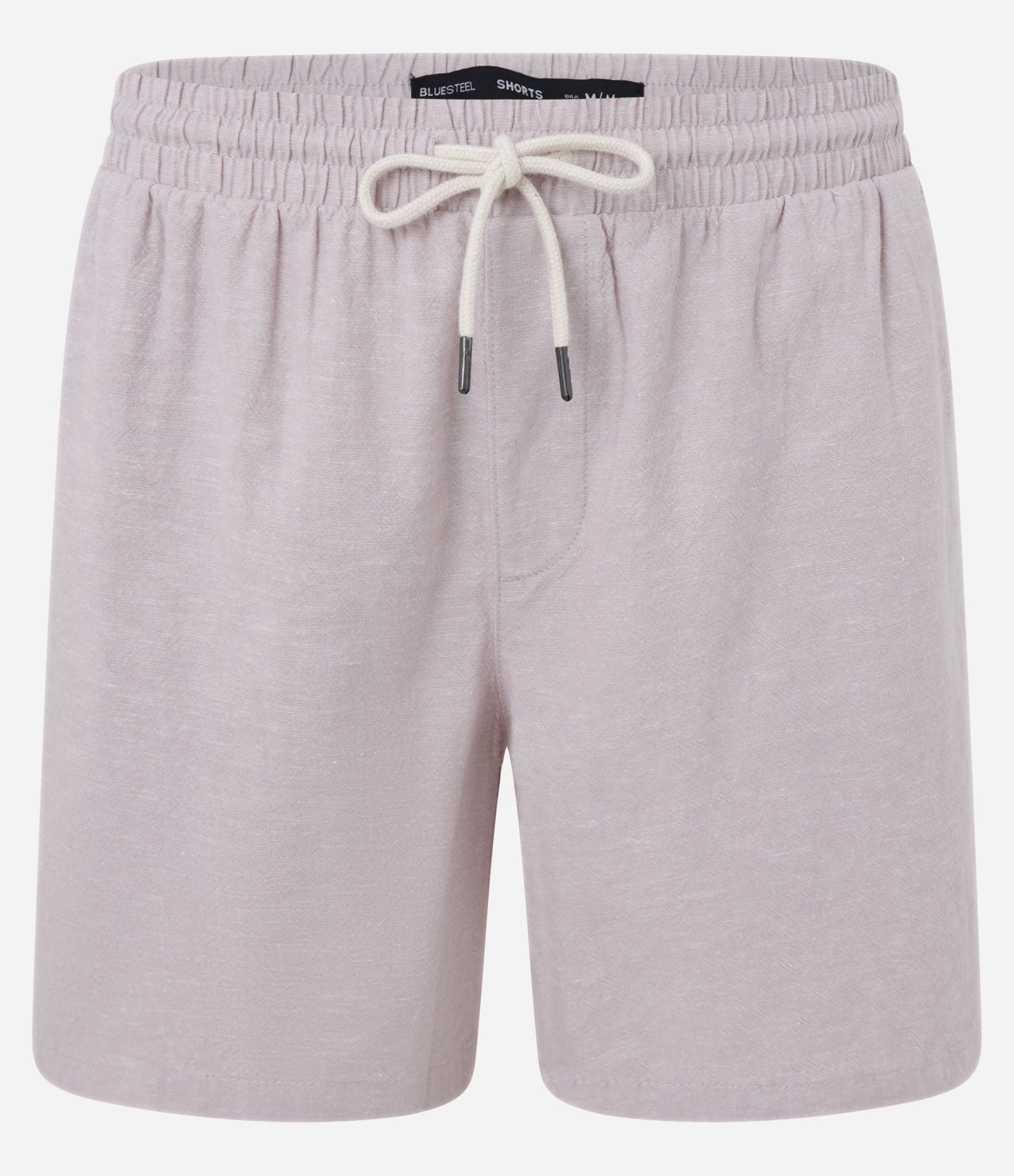 Bermuda em Algodão com Cós Elástico e Textura Rosa 5