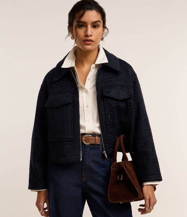 Cor: Azul Escuro | Tamanho: GG