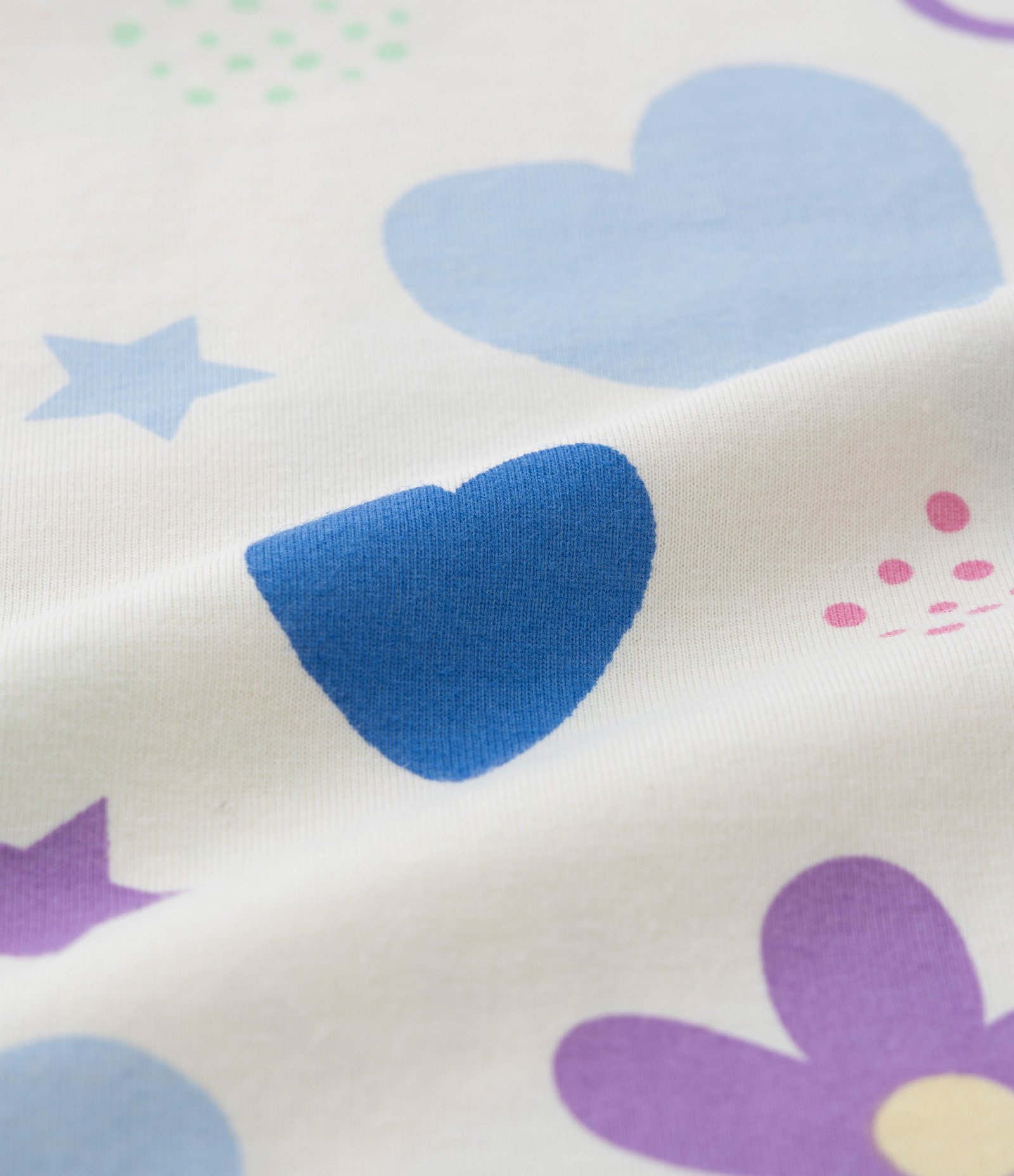 Camiseta Cropped Infantil com Estampa Corações - Tam 5 a 14 Anos Multicores 3