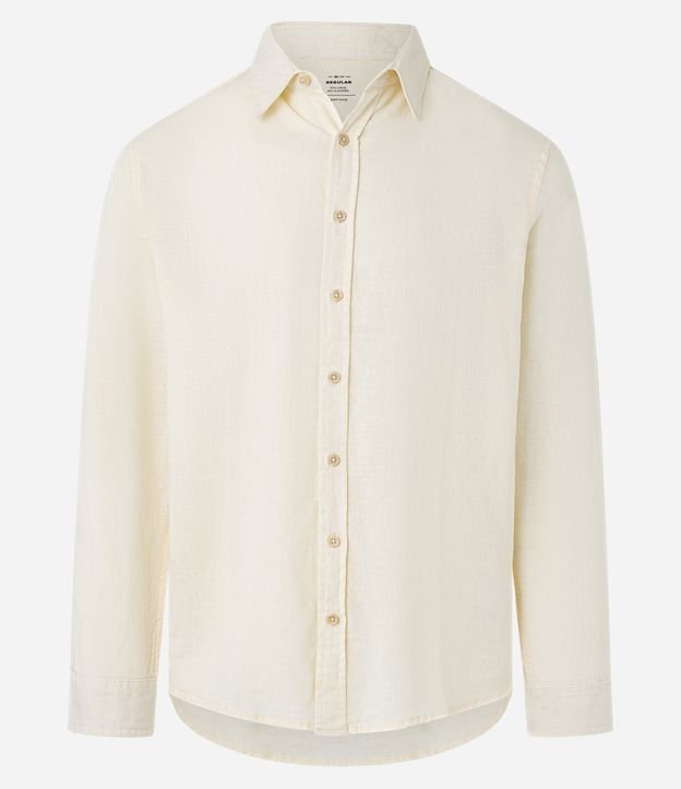 Camisa Manga Longa em Linho