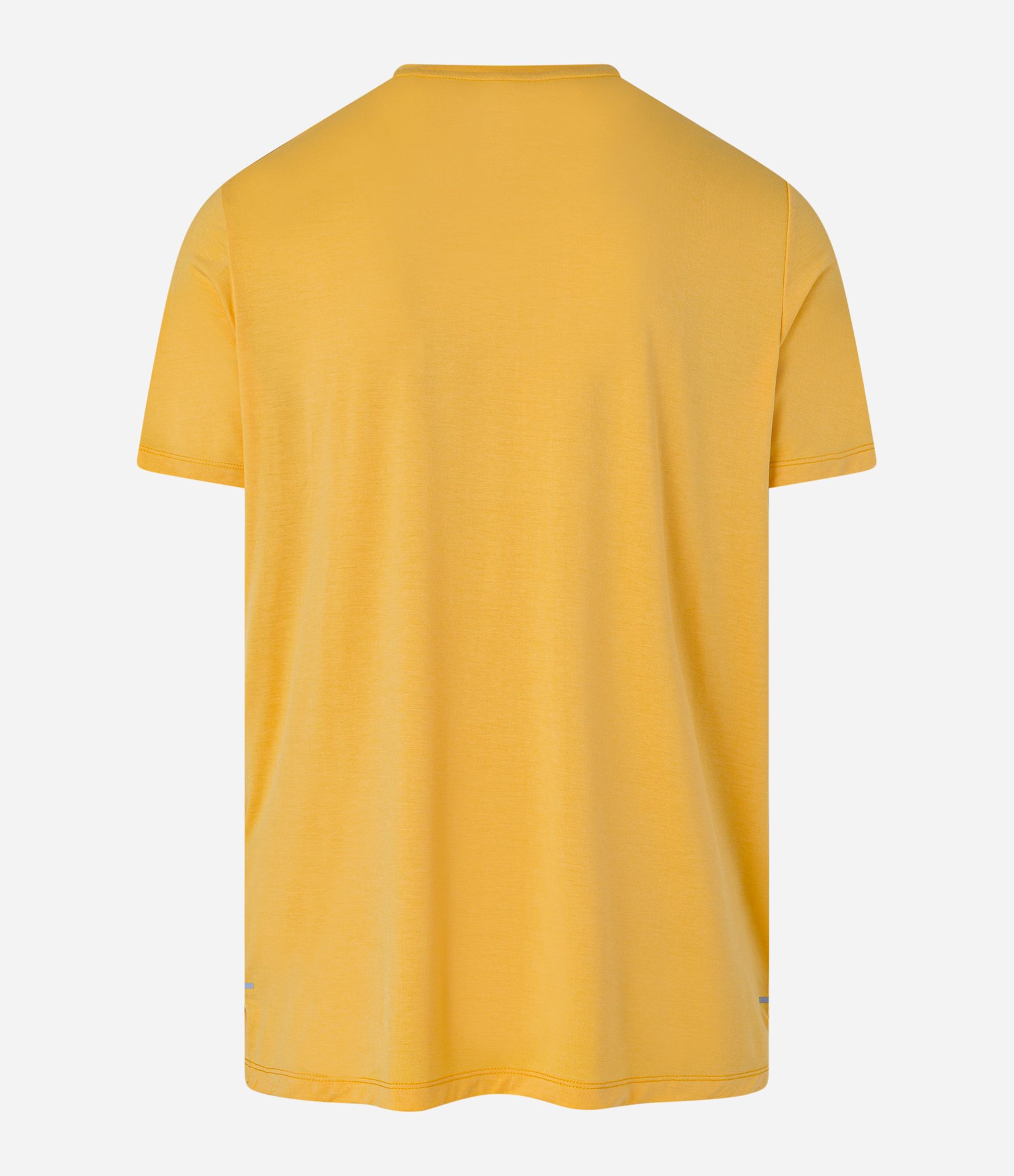 Camiseta Esportiva em Tecnologia Dry com Estampa Lettering Amarelo 7