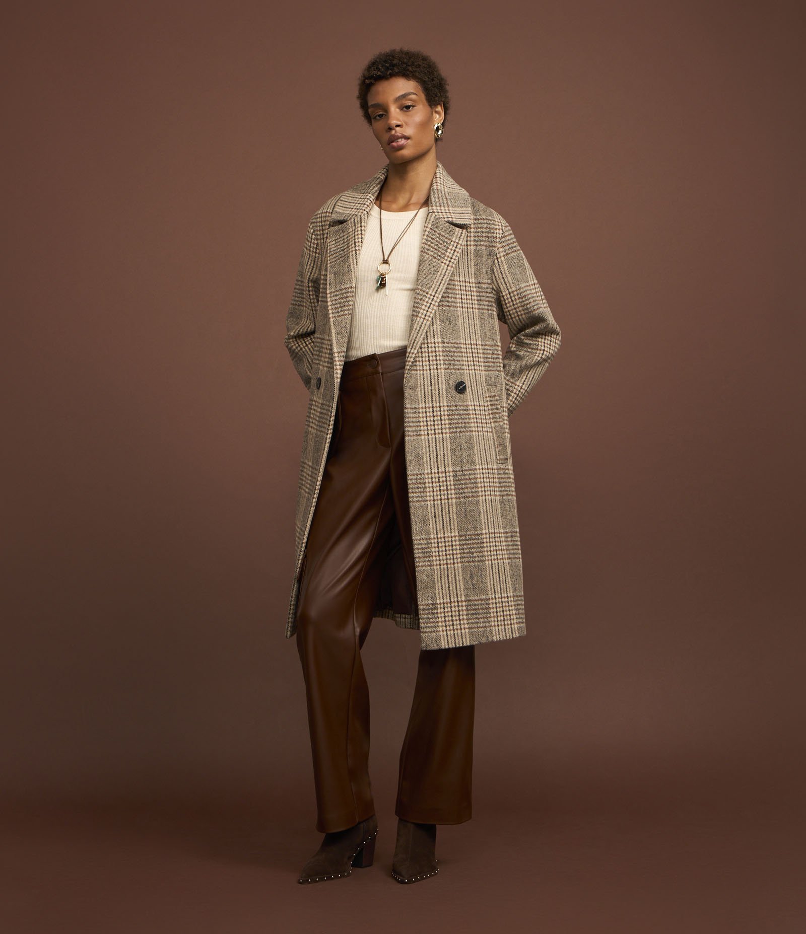 Suéter em Tricô com Textura Canelada Branco 2