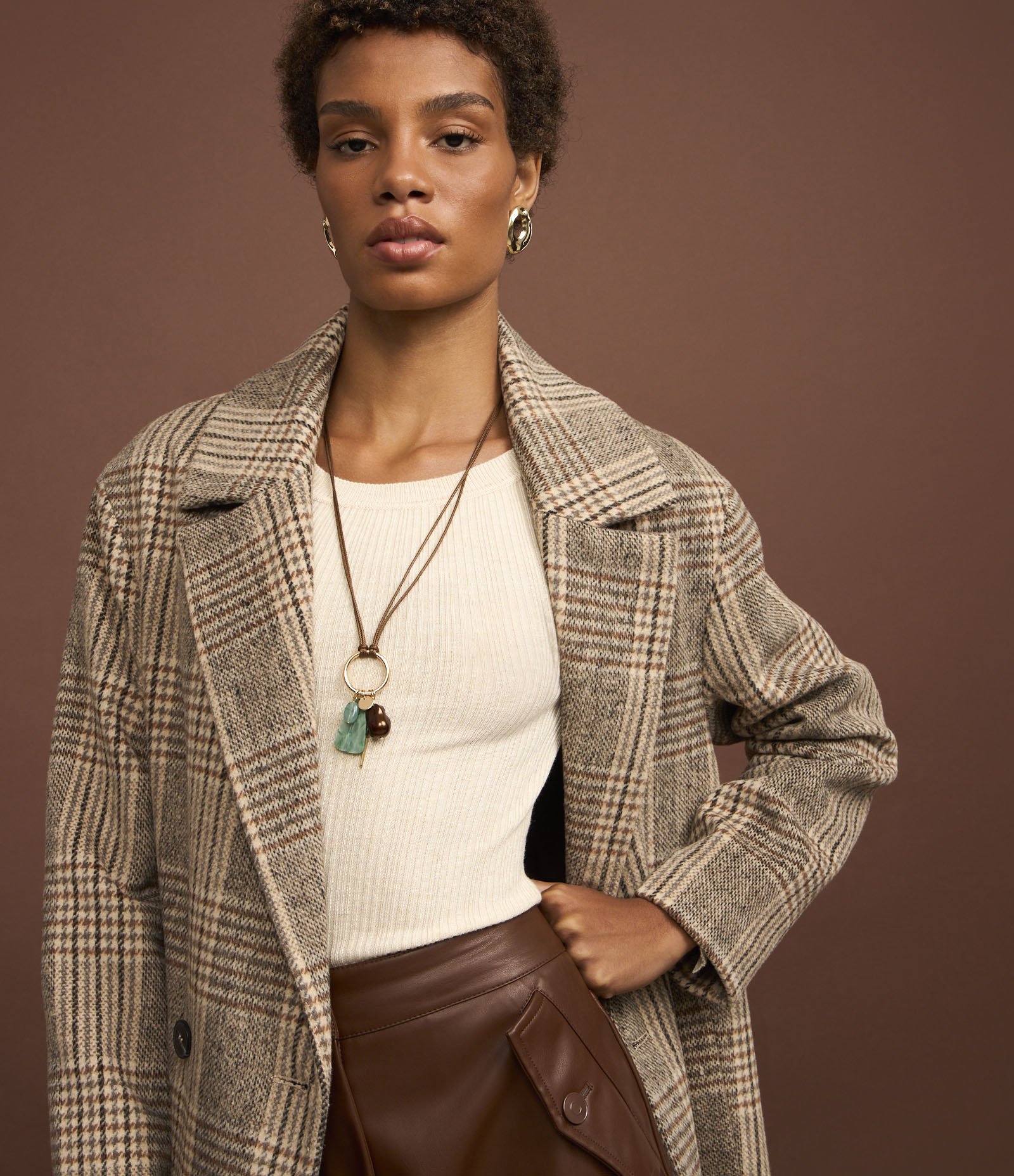 Suéter em Tricô com Textura Canelada Branco 4