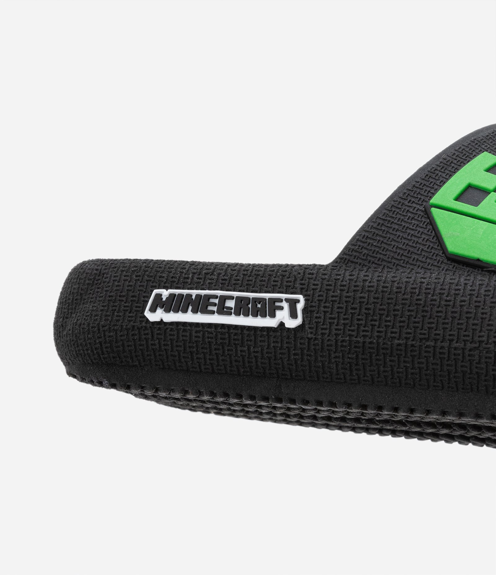 Chinelo Slide Infantil com Patch do Minecraft - Tam 27 ao 34 Preto 2