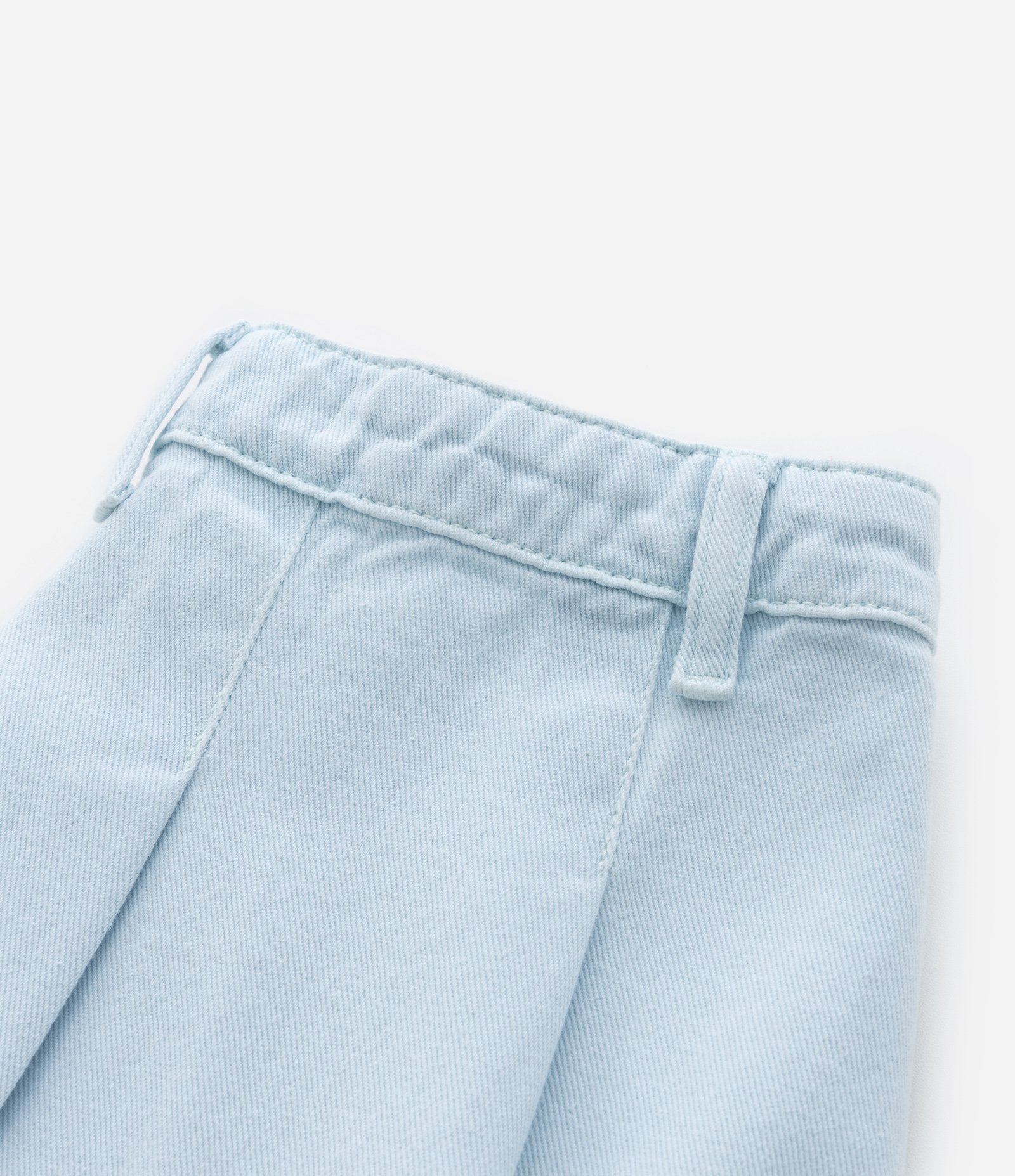 Saia Infantil em Jeans com Pregas - Tam 5 a 14 Anos Azul 5