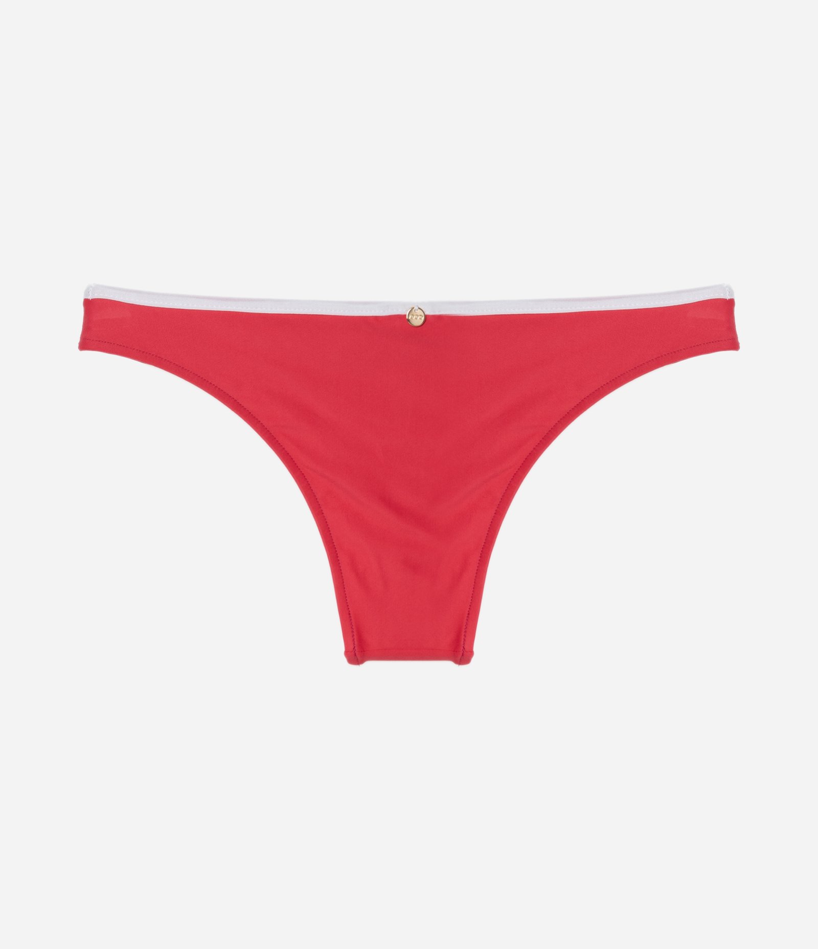 Biquíni Calcinha Básica em Microfibra com Viés Contrastante Vermelho 6