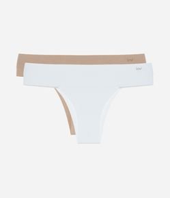 Kit 02 Calcinhas Biquíni em Microfibra