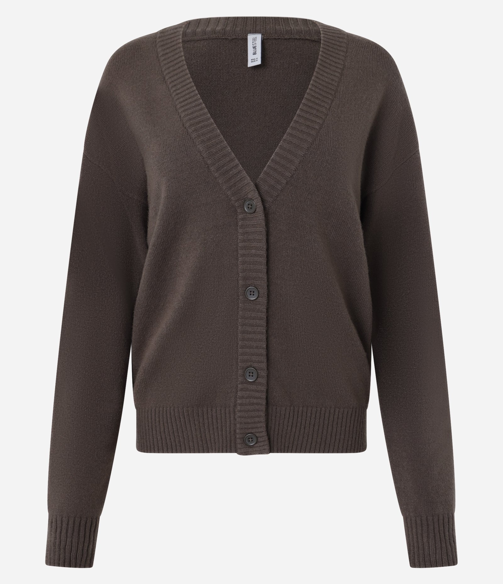 Cardigan Curto em Tricô com Botões 6