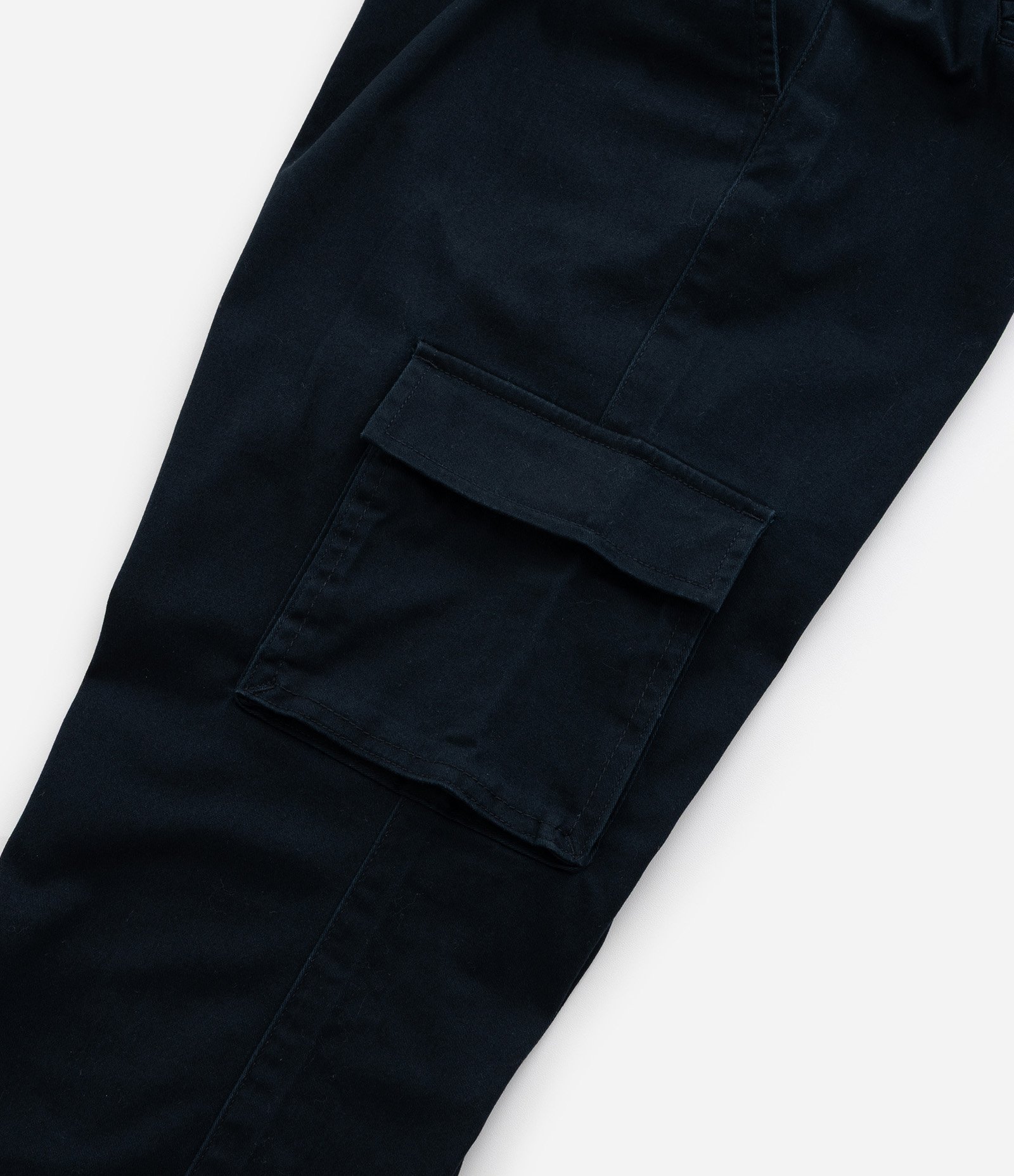 Calça Jogger Infantil com Bolsos Cargo - Tam 5 a 14 anos Preto 6