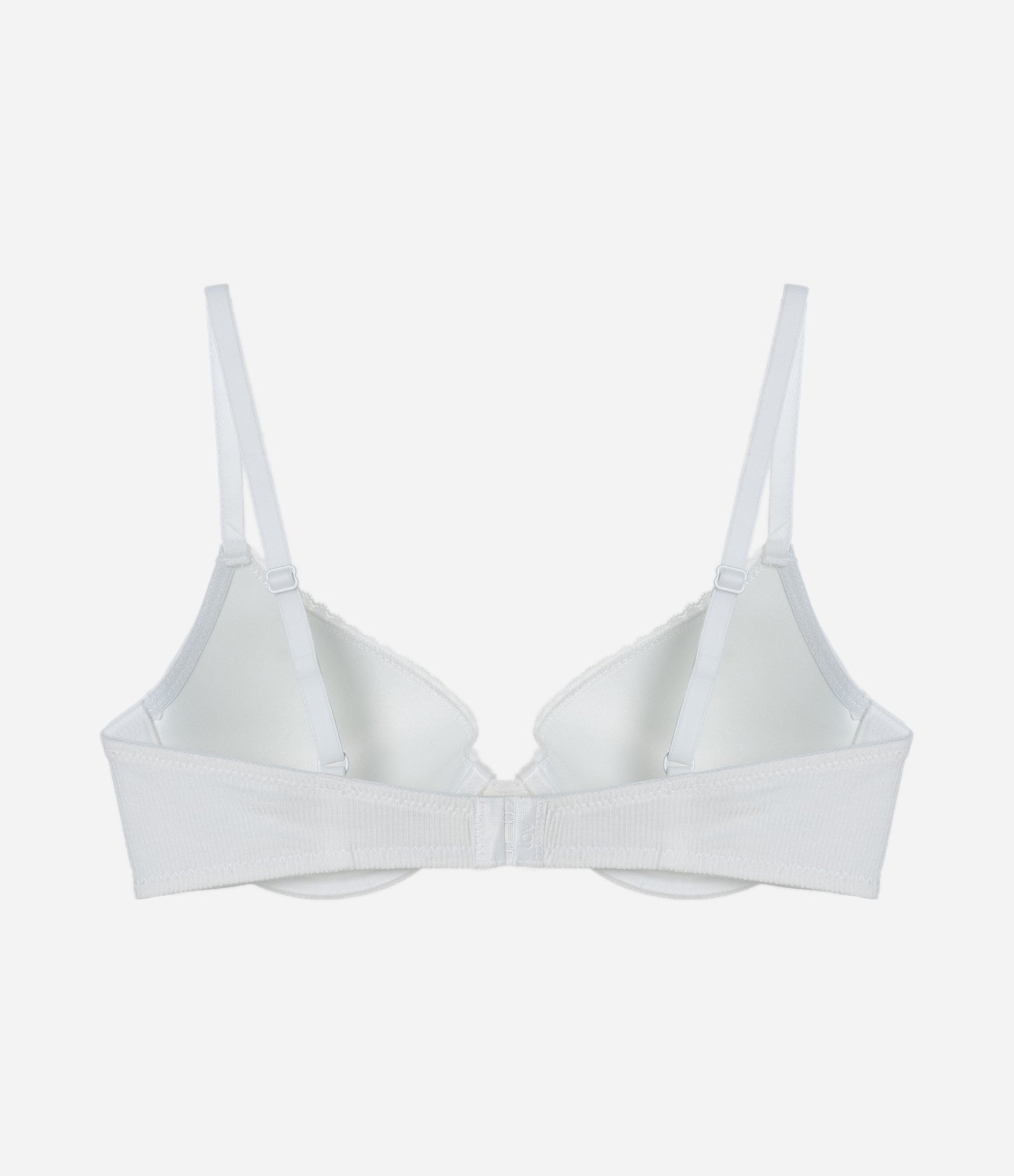 Sutiã Base em Viscose com Bojo e Textura Comfy Branco 6