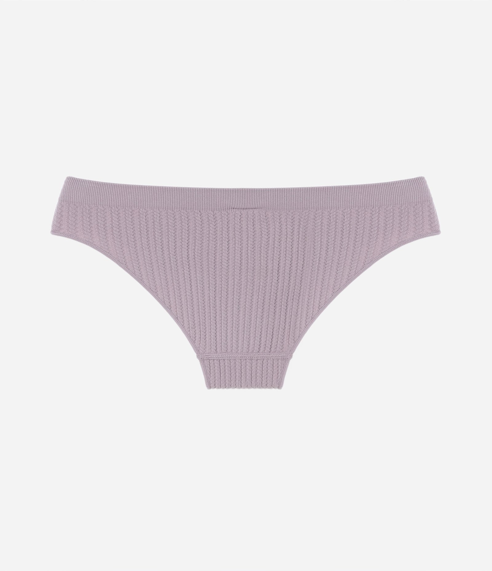 Calcinha Biquíni em Poliamida com Lateral Média e Textura Canelada Lilás 6