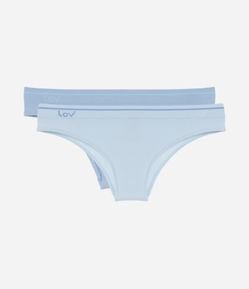 Kit 2x1 Calcinha Biquíni Seamless