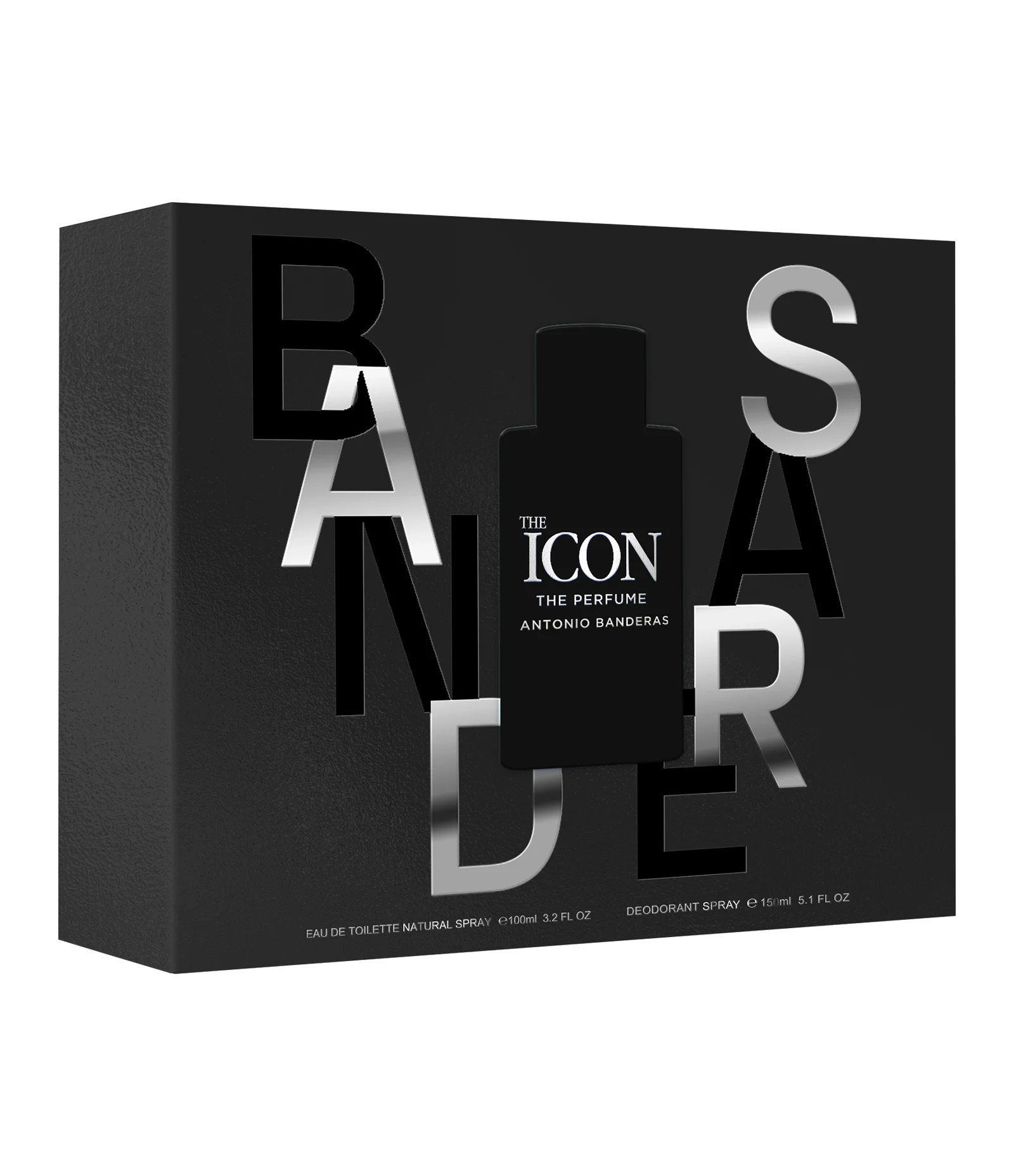 Kit Banderas The Icon The Parfum Masculino Eau de Parfum 100 ml + 24h Desodorante Spray 150 ml KIT 2