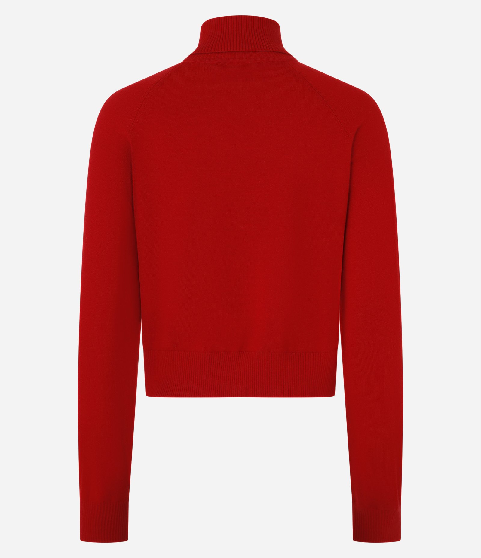 Blusa em Tricô com Gola Alta e Manga Longa Vermelho 7