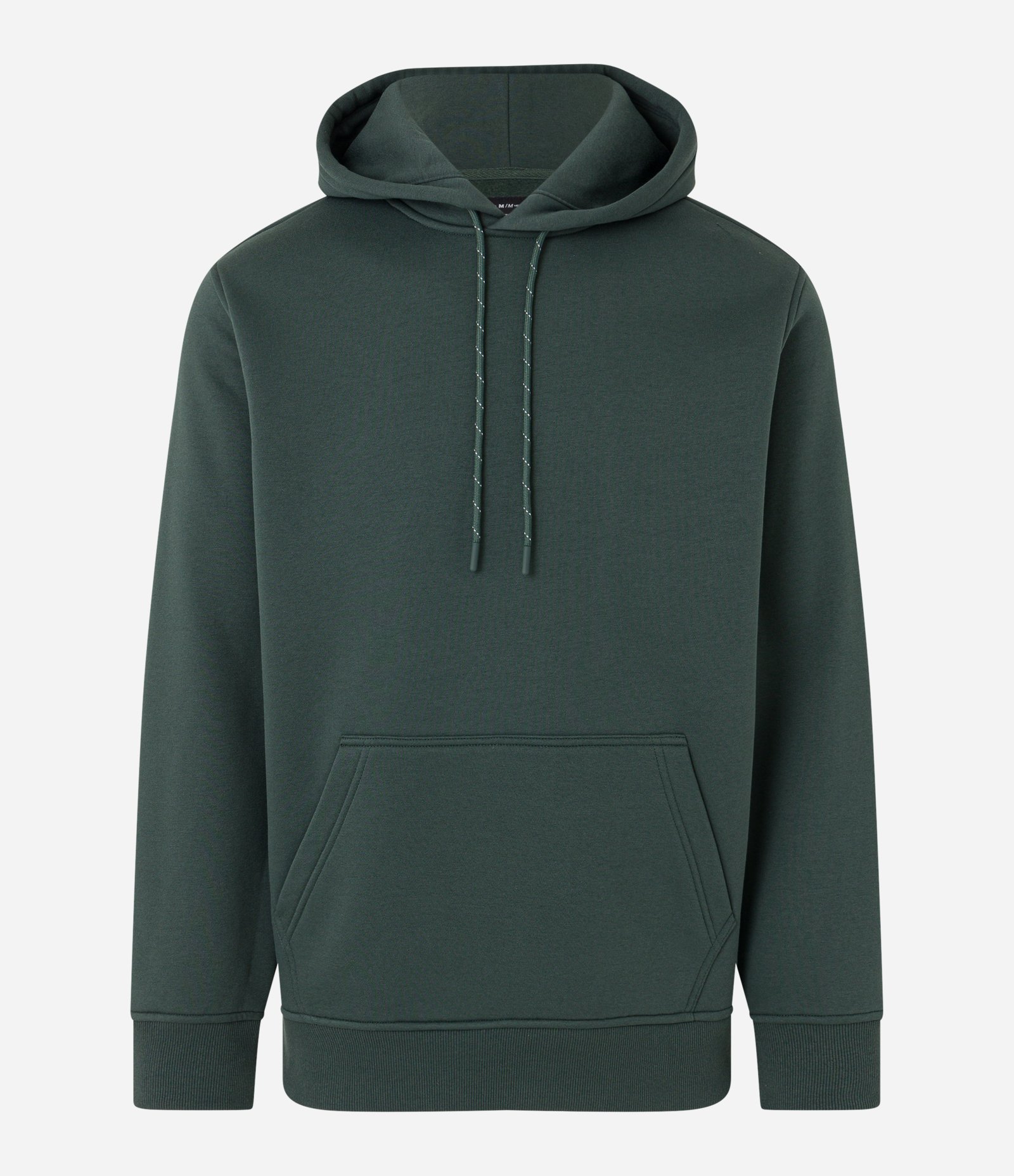 Blusão Fechado Comfort em Moletom com Capuz Verde 5